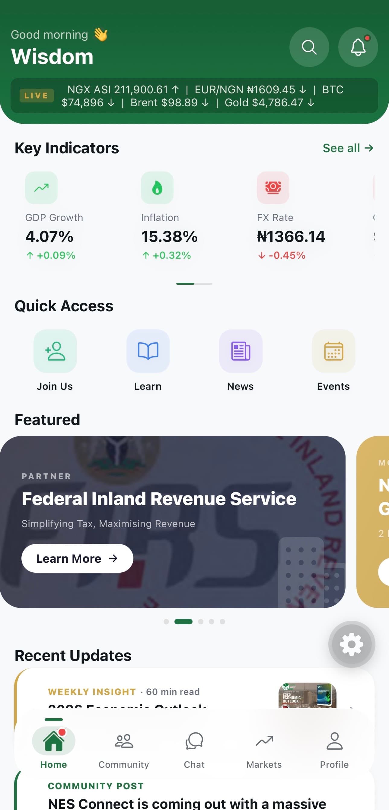 NESConnect Dashboard